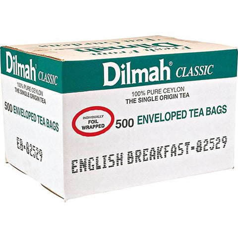 Dilmah English Breakfast Tea Bags Foil Wrap 500EA - Reinol NZ Ltd.