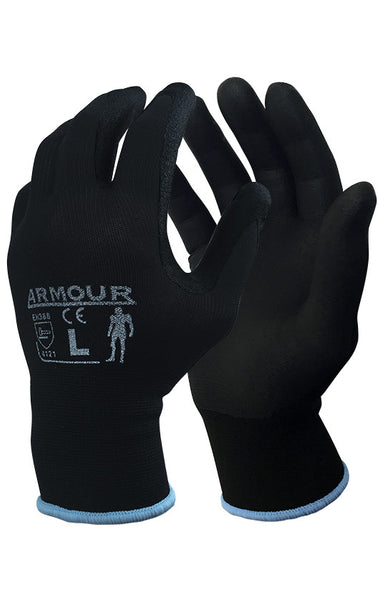 Armour Black Foam Nitrile Open Back - Reinol NZ Ltd.