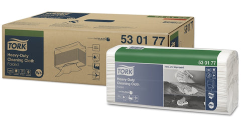 Tork 530 Multipurpose Cloths 640 x 355mm White 530177, Pack of 60