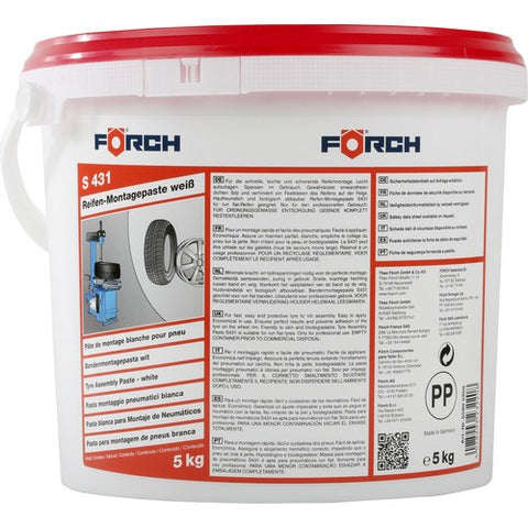 S431 Tyre Fitment Paste White 5kg - Forch