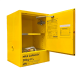 30L Flammable Storage Cabinet, 1 Door, 2 Shelves