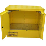100L Flammable Storage Cabinet, 2 Doors, 1 Shelf