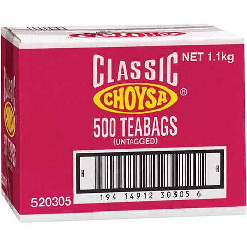 Choysa Tea Bags 500EA - Reinol NZ Ltd.