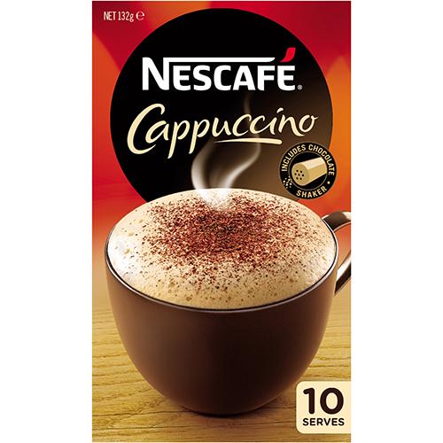 Nescafe Café Menu Coffee Cappuccino 10x12.5G - Reinol NZ Ltd.