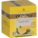 Twinings Fruit Lemon Twist Tea Bags 10pk - Reinol NZ Ltd.