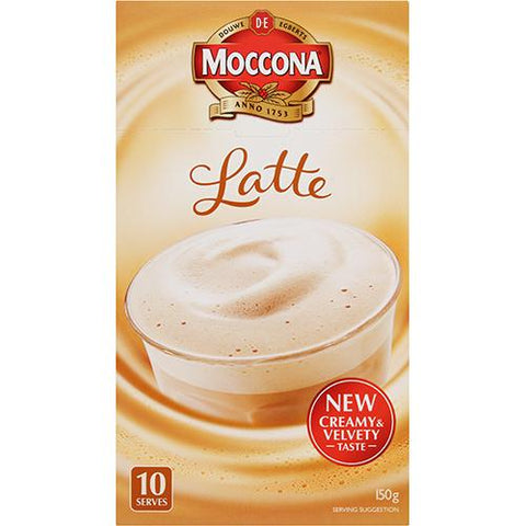 Moccona Café Latte Coffee 10 x 15g - Reinol NZ Ltd.