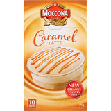 Moccona Café Caramel Coffee 10 x 14g - Reinol NZ Ltd.
