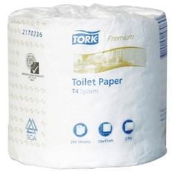 Tork T4 Prem Conv-Toilet Tissue Roll 280 2170336-2 Ply-Carton of 48 - Reinol NZ Ltd.