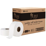 Livi Essentials Toilet Paper Jumbo 2Ply 300m CARTON OF 8  - Reinol NZ LTD