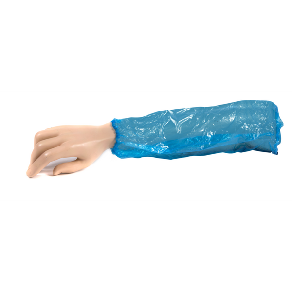 Disposable LDPE Sleeves – Blue