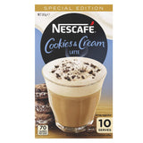 NESCAFE Cookies and Cream Latte Coffee 10 Pack, 165g