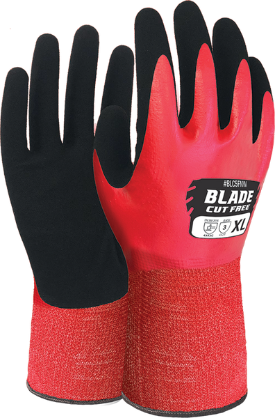 BLADE Nitrile Cut 5 Liquid Proof Full Coat Glove - Reinol NZ Ltd.