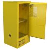 60L Organic Peroxide Cabinet, 1 Door, 2 Shelves - Reinol NZ Ltd.
