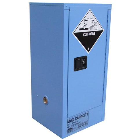 60L Corrosive Substance Cabinet, 1 Door, 2 Shelves - Reinol NZ Ltd.