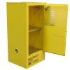60L Toxic Substance Cabinet, 1 Door, 2 Shelves - Reinol NZ Ltd.