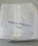 Rags - White Tshirt - 5KG (Compressed) - Reinol NZ Ltd.
