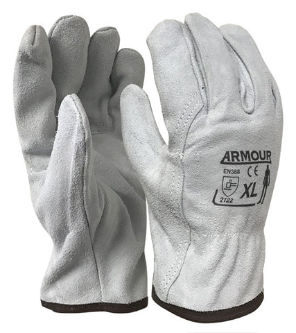 Armour Leather Full Split Rigger Glove - Reinol NZ Ltd.