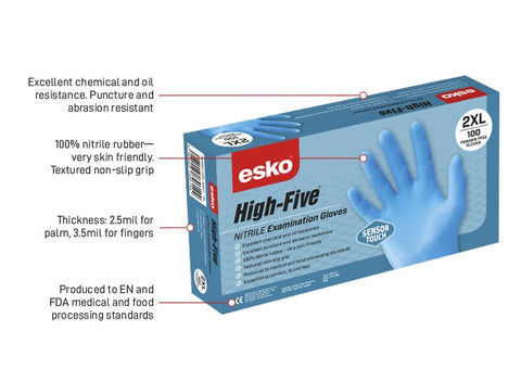 Esko High Five SensorTouch Nitrile Glove - Reinol NZ LTD