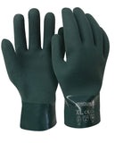 Armour Green PVC Chemical Gauntlet Glove - Reinol NZ Ltd.