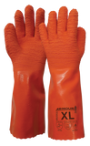 Armour® Orange Crinkle Latex Gauntlet - 35cm - Reinol NZ Ltd.