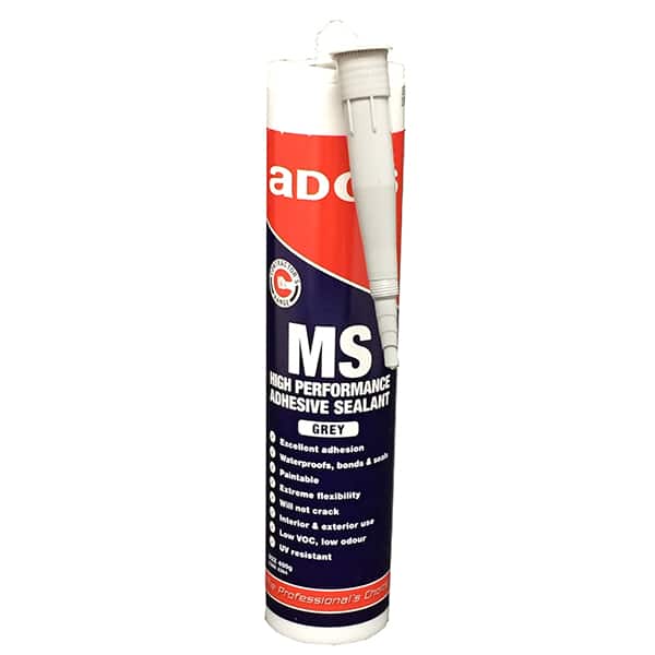 ADOS MS Grey Adhesive Sealant 400g - Reinol NZ Ltd.