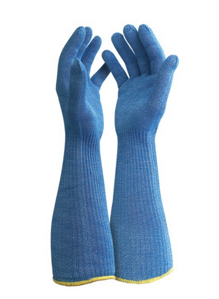 BLADE CORE Cut 5 Blue Food Long Cuff Glove - 35cm - Reinol NZ Ltd.