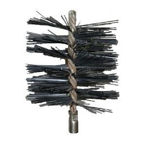 Chimney Sweep Wire Brush Head with Rod - Reinol NZ Ltd.
