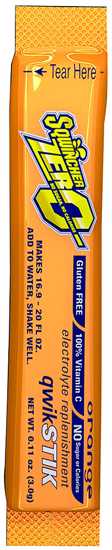Sqwincher Sugar free Qwik Stiks - 50 Stiks - Orange - Reinol NZ LTD