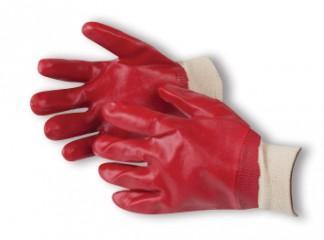 Armour Red PVC Knit Wrist Glove - 27cm - Reinol NZ Ltd.