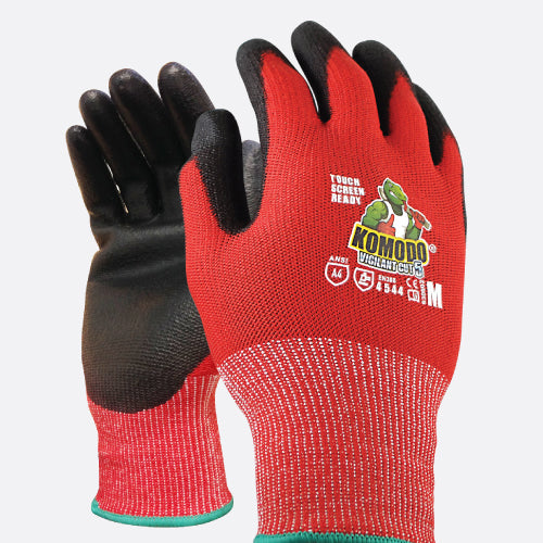 TGC - Komodo Vigilant Touch Screen Ready Gloves Cut 5 Glove - 1 Pair - Reinol NZ Ltd.